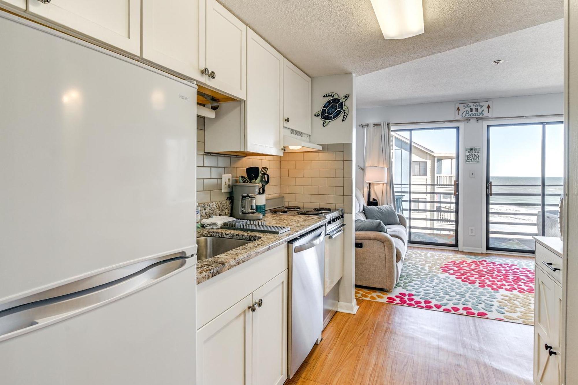 Cozy Beachfront Condo With Wifi, Views And Pool Access Myrtle Beach Dış mekan fotoğraf