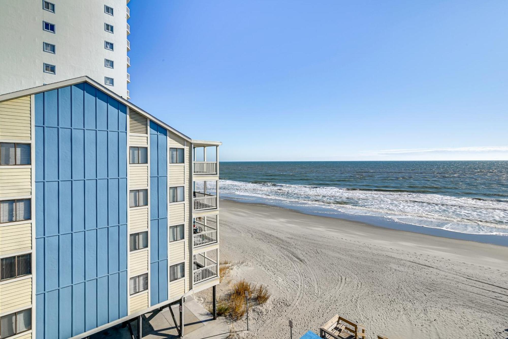 Cozy Beachfront Condo With Wifi, Views And Pool Access Myrtle Beach Dış mekan fotoğraf