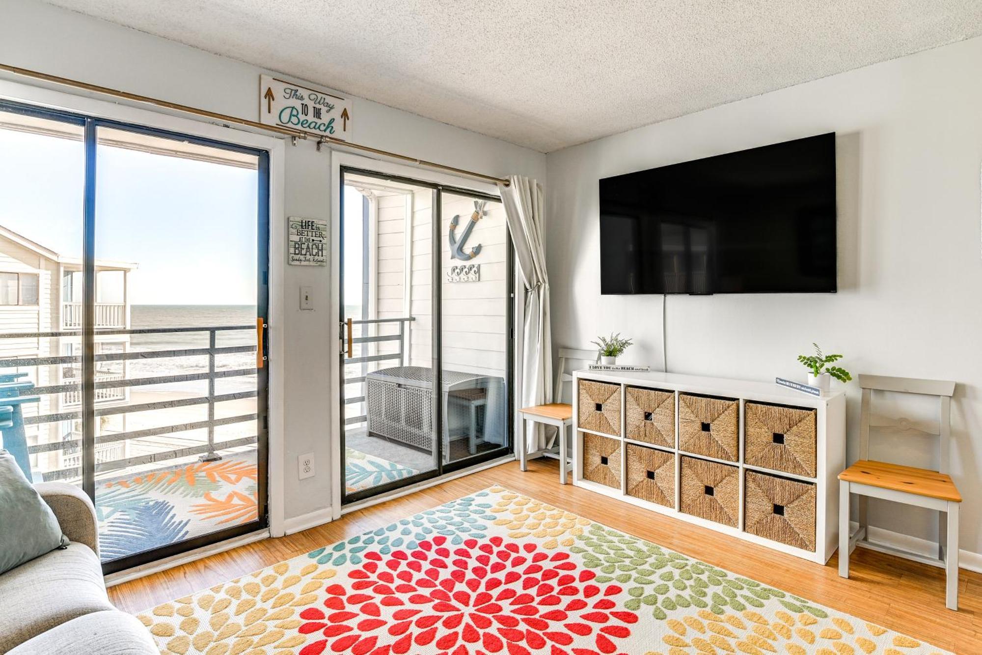 Cozy Beachfront Condo With Wifi, Views And Pool Access Myrtle Beach Dış mekan fotoğraf