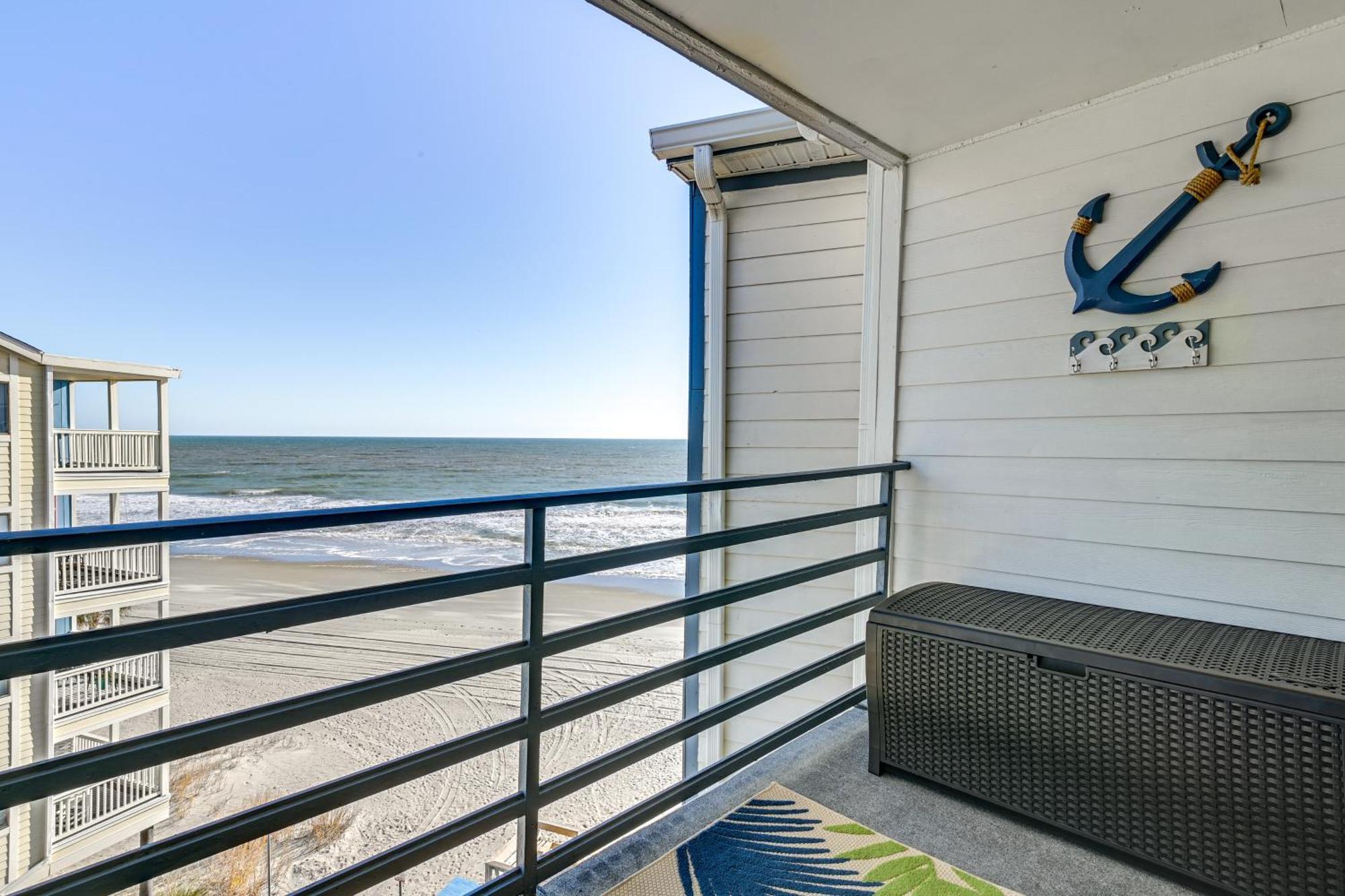 Cozy Beachfront Condo With Wifi, Views And Pool Access Myrtle Beach Dış mekan fotoğraf